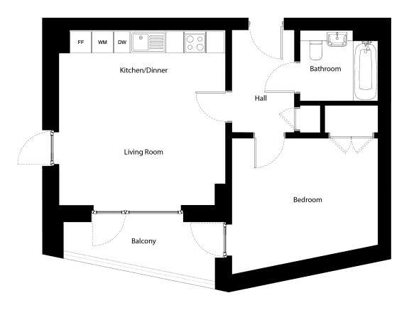 Floor Plan  Apartment Type 3