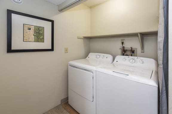 In-Unit Washer and Dryer Available at The Parc at Briargate Apartments