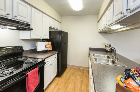 Updated Kitchen, Fully Equipped at The Parc at Briargate Apartments
