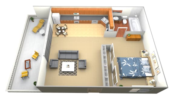Plan A floor plan