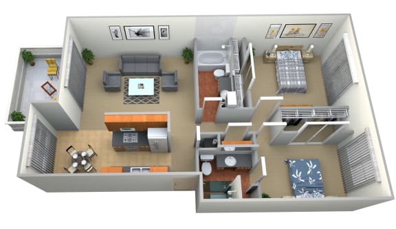 Latham Square Plan E 2Bed 2 Bath (2) rev1