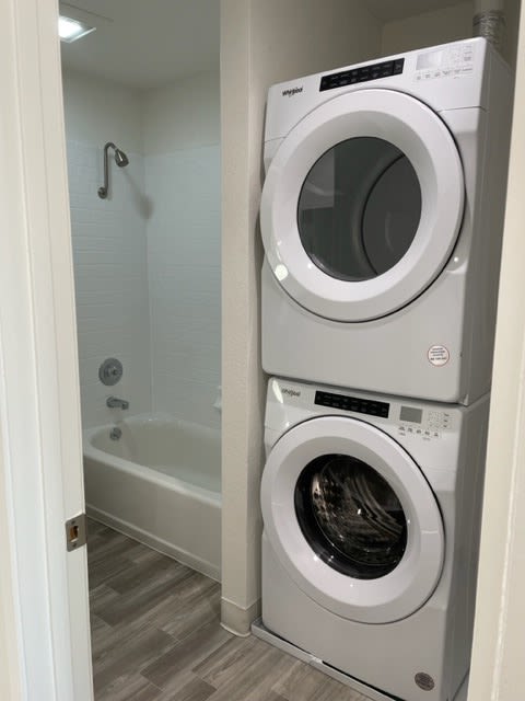 Tassajara 2x2.25 Laundry room featuring new washer and dryer(remodel)