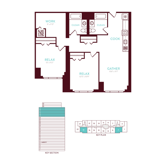 2 bedroom 2 bath D at 360 State Street, New Haven, 06510