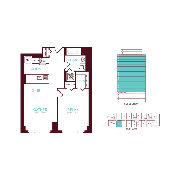 1 bedroom 1 bathroom J at 360 State Street, New Haven