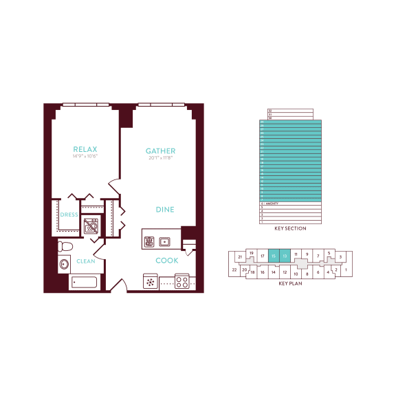 1 bedroom 1 bathroom L at 360 State Street, Connecticut, 06510