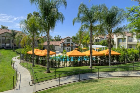 Lush landscapes at Legends at Rancho Belago, CA,93553
