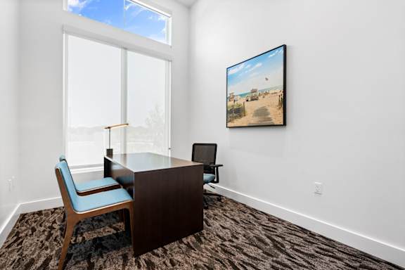 business lounge at Mira at Palmer Ranch in Sarasota