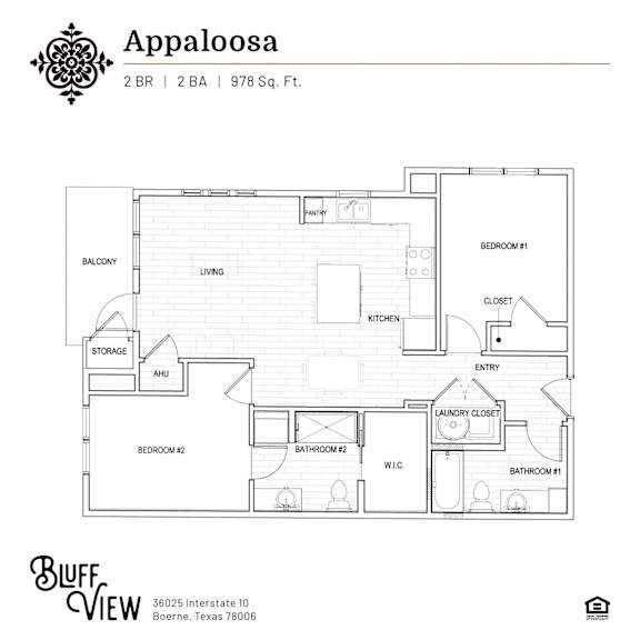 Bluff View_Appaloosa Floor Plan