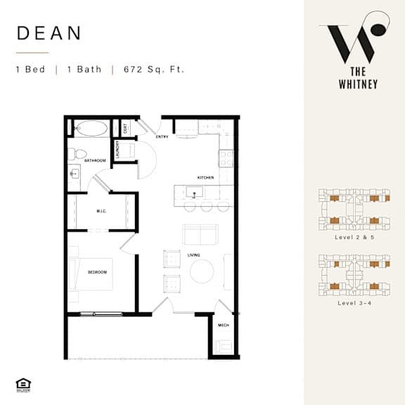 The Whitney-Dean Floor Plan