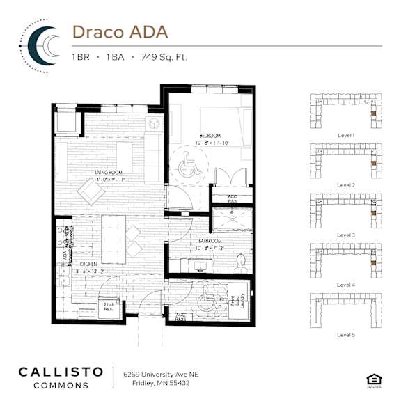 Callisto Commons-Draco ADA Floor Plan