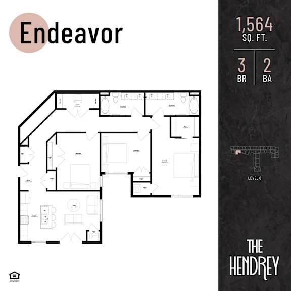 Floor Plan  The Hendrey-Endeavor Floor Plan