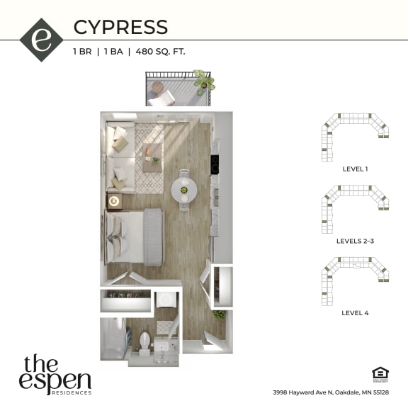 The Espen_Crypress_3d floor plan
