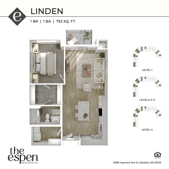 The Espen_Linden_3d floor plan
