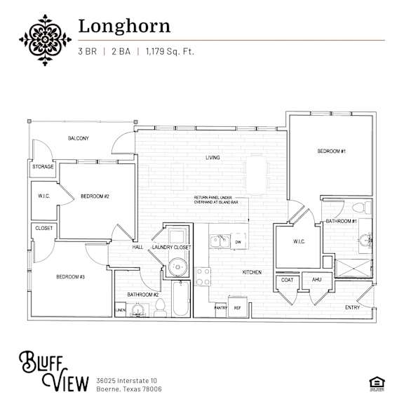 Bluff View_Longhorn Floor Plan