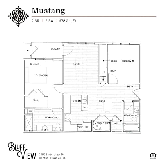 Bluff View_Mustang Floor Plan
