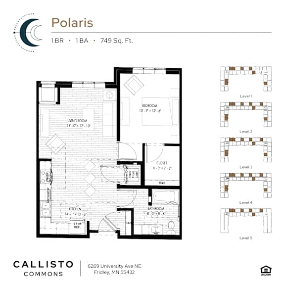 Callisto Commons-Polaris Floor Plan
