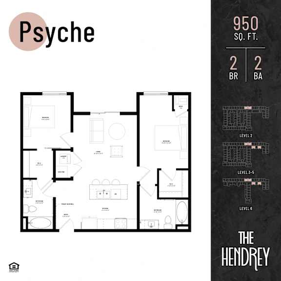 Floor Plan  The Hendrey-Psyche Floor Plan