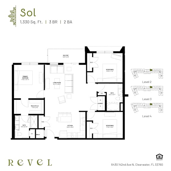 Revel-Sol Floor Plan