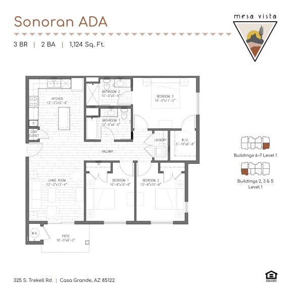 the floor plan of the condo