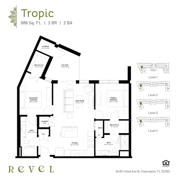 Revel-Flora Floor Plan