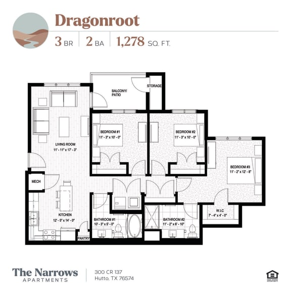 the floor plan of the nations apartments