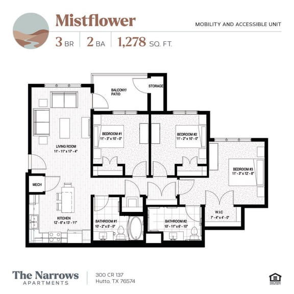 the floor plan of the misty flower