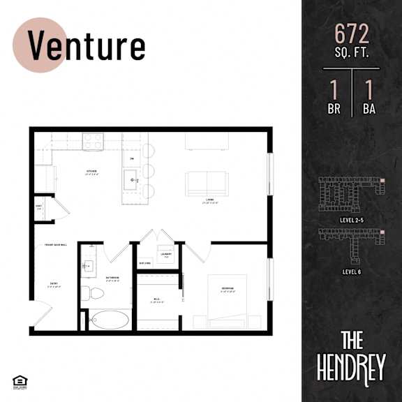 Floor Plan  The Hendrey-Venture Floor Plan