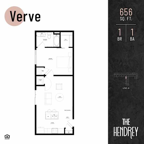 Floor Plan  The Hendrey-Verve Floor Plan