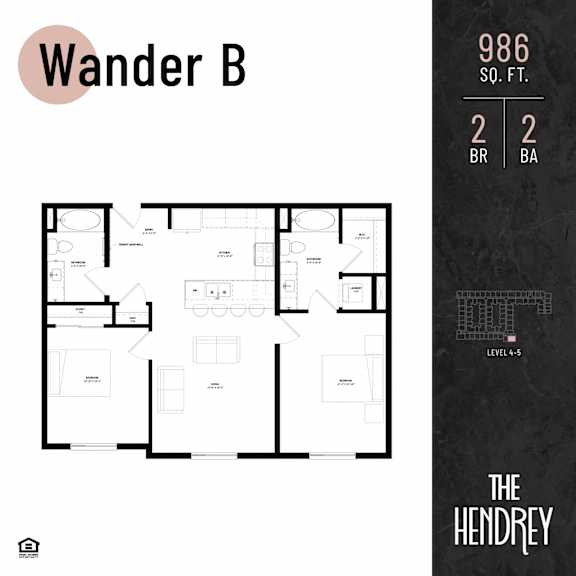 Floor Plan  The Hendrey-Wander B Floor Plan