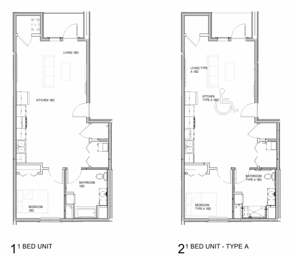 Floor Plans of The Iron Horse in Alamosa, CO