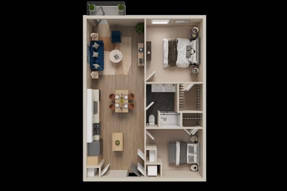 2 bed 1 bath at The Dean at Creekview Apartments, Newark, DE