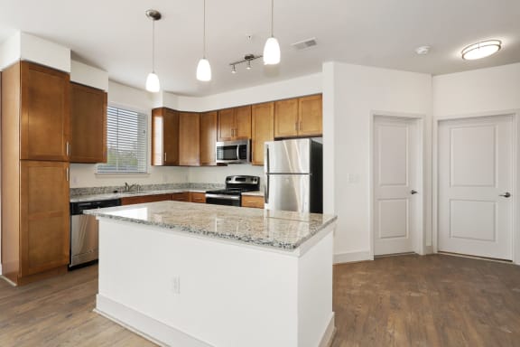 B2B kitchen with electric appliances at Avenue Grand, White Marsh, MD, 21236