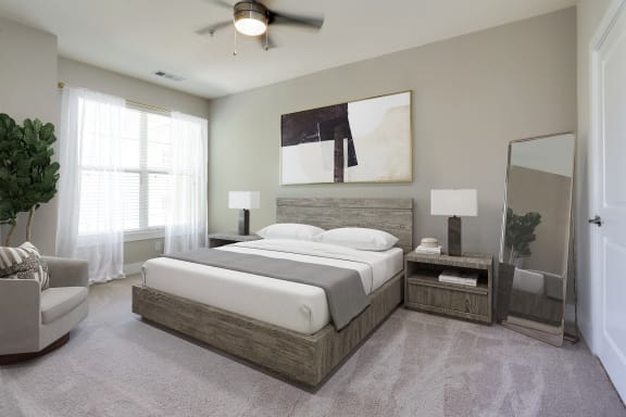 Beautiful Bright Bedroom With Wide Windows at 800 Carlyle, Alexandria, 22314