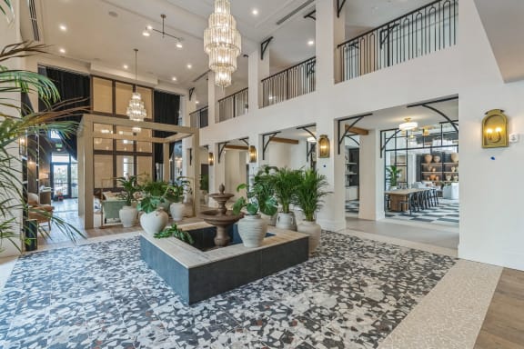the lobby at the preserve apartments  at La Unión, Florida, 33605