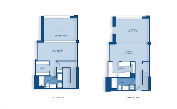 19_F1 Floor Plan at Tindeco Wharf, Baltimore, Maryland