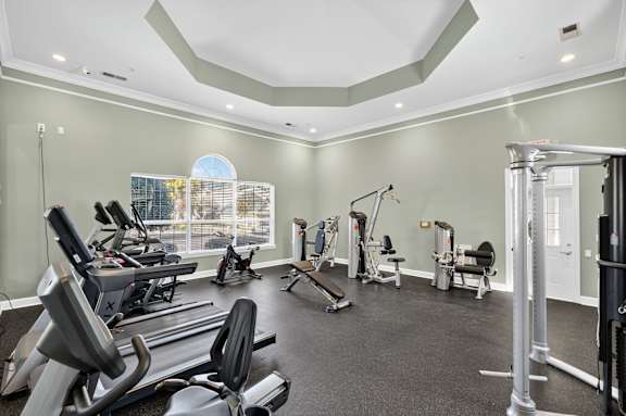 Fitness Center at Alexander Ridge Apartments, Georgia