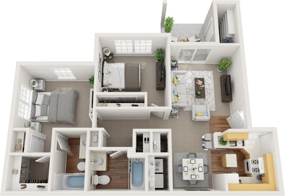 2 bed 2 bath at Arrowhead Ridge Apartments, Rio Rancho