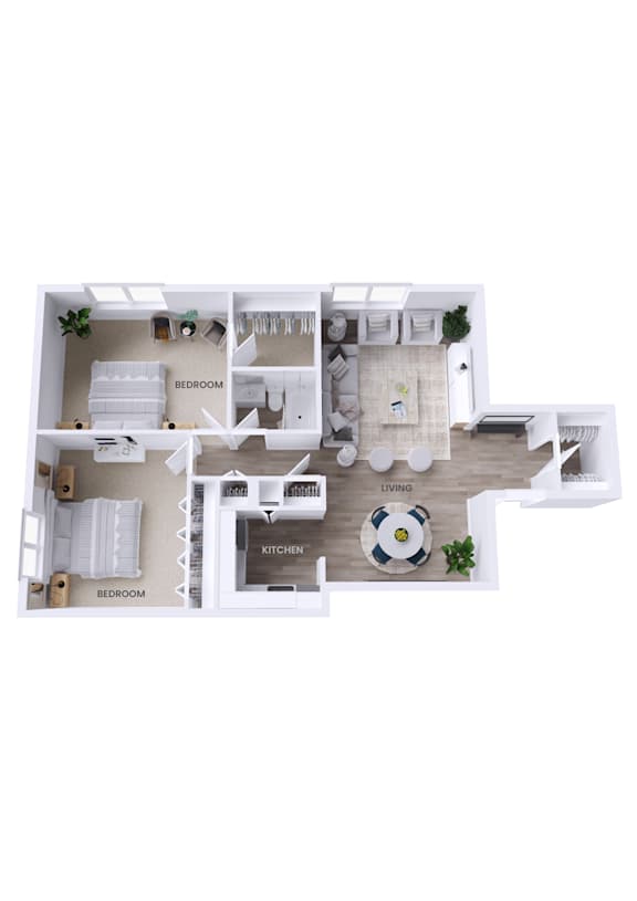 B1Floor Plan at Avondale Overlook, Hyattsville, MD