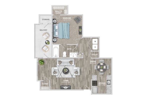 a floor plan of a 3103 sq ft apartment  at St. Andrews Reserve, North Carolina, 28412
