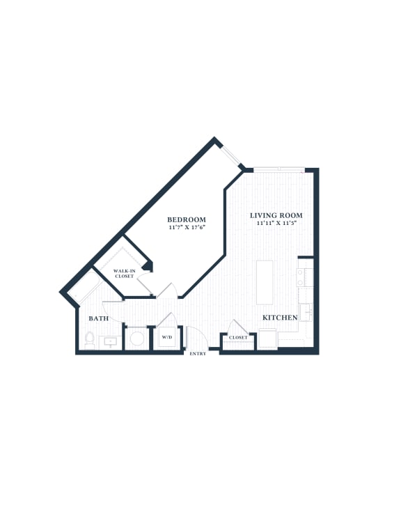 bedroom floor plan | the mansions on the park  at Brentford at The Mile, Tysons, 22102