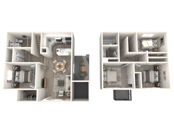 3 bed 2 bath F at Sterling Point Apartment Homes, Phoenix, Arizona