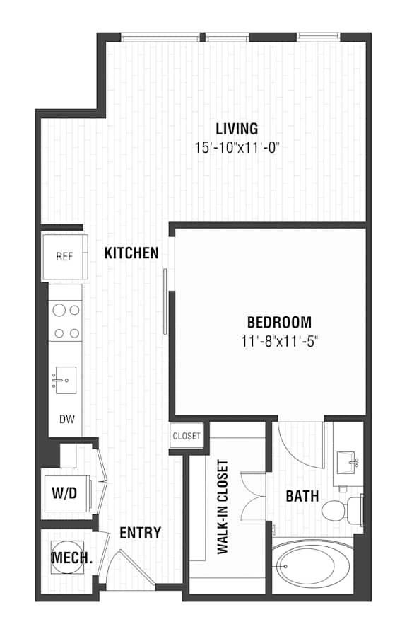 A3 Floor Plan at The William, Chantilly