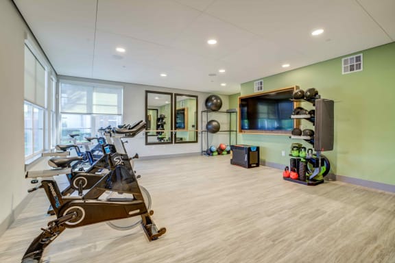 the gym at the callaway house austin at Delamarre at Celebration, Celebration