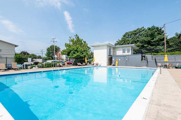 Extensive Resort Inspired Pool Deck at The Fields of Alexandria, Alexandria