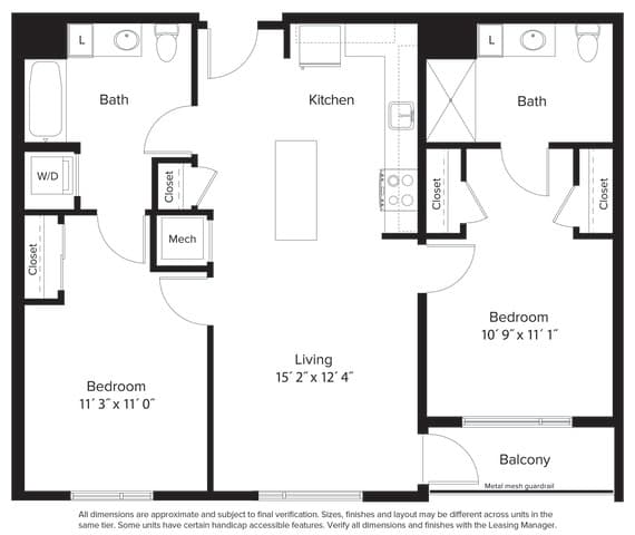 2 bed 2 bath M at Fort Totten Square, Washington, Washington DC