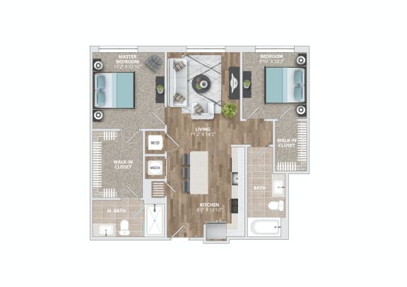 Floor Plan  at Vyne One Loudoun, Ashburn, Virginia