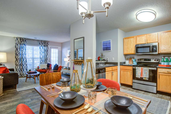 Dining Area With Kitchen View at Jamison Park, South Carolina