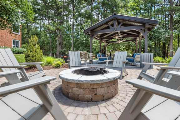 Firepit Patio at Crestline Cary, Cary, NC