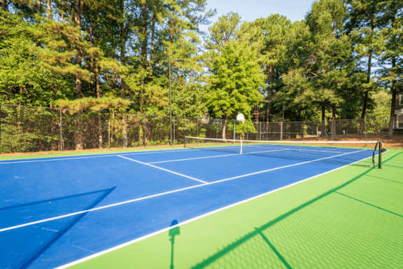 Open Tennis Court at Crestline Cary, North Carolina, 27511