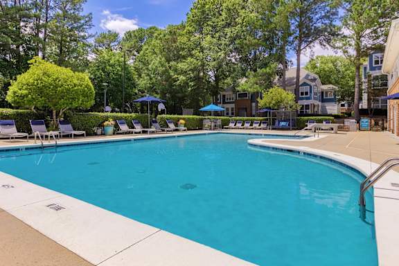 Outdoor Swimming Pool at Crestline Cary, North Carolina, 27511